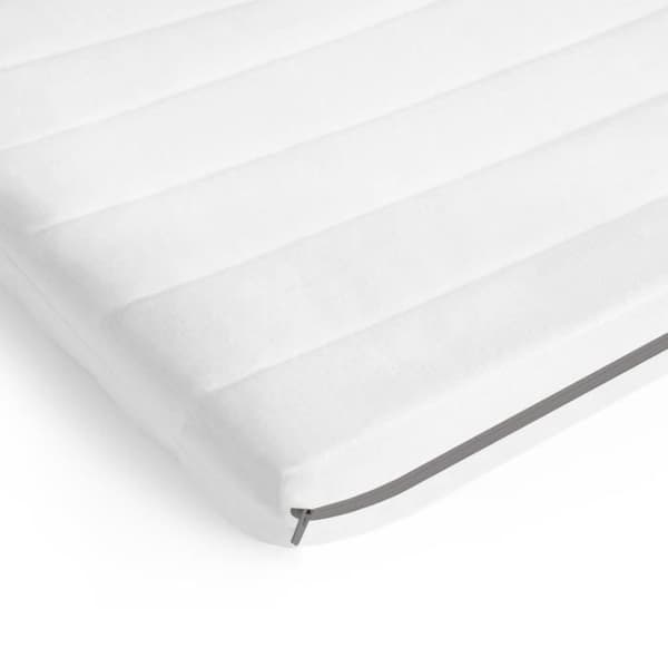 Övermadrass 80 x 190 cm - Övermadrass av gelskum - Mjuk komfort - Mikrofiberöverdrag - Återställande sömn - Tjocklek 5 cm