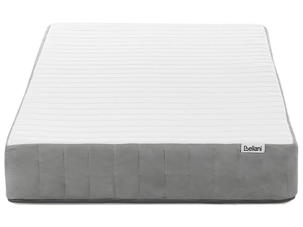 Pussijousitettu patja 90 x 200 cm kova kahvoilla irrotettava päällinen yhdelle hengelle lateksitäytteellä