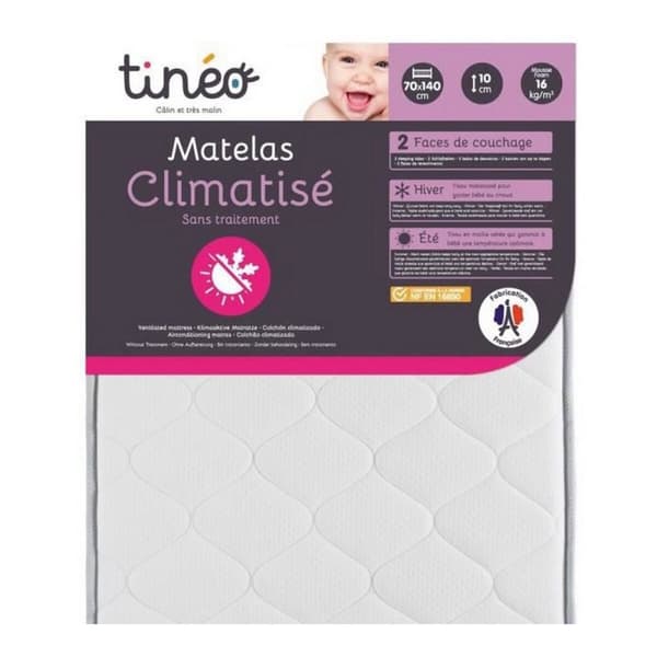 Babymadras Tineo Air-conditioned 60 x 120 x 10 cm