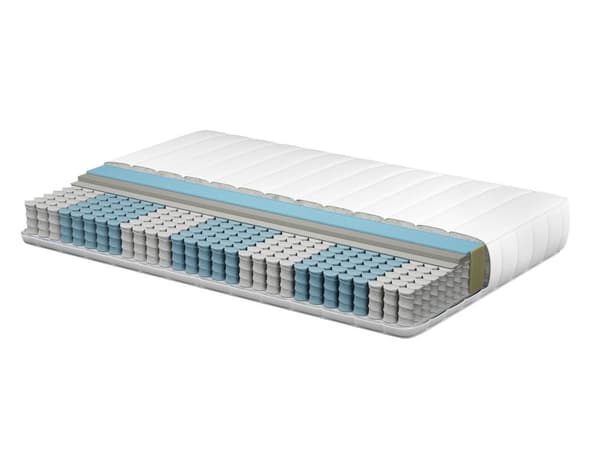 Resårmadrass med Handtag Kylande Memory Foam Fyllning Avtagbart Överdrag 180 x 200 cm Medelfast Modern Design Quiltad