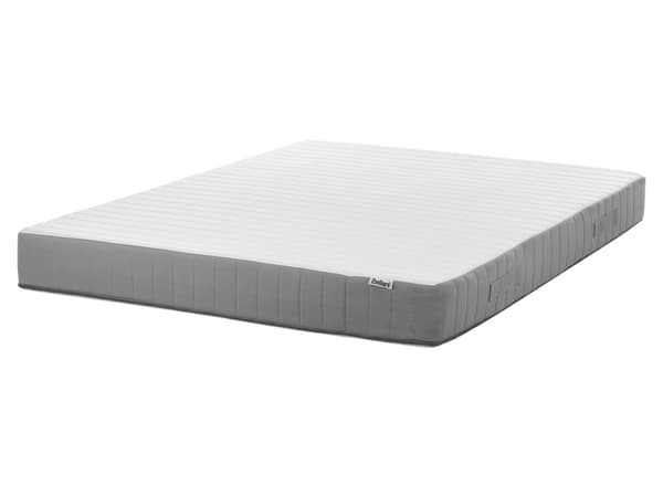 Resårmadrass med Handtag Memory Foam-fyllning Avtagbart Överdrag 160 x 200 cm Fast Modern Design Quiltad