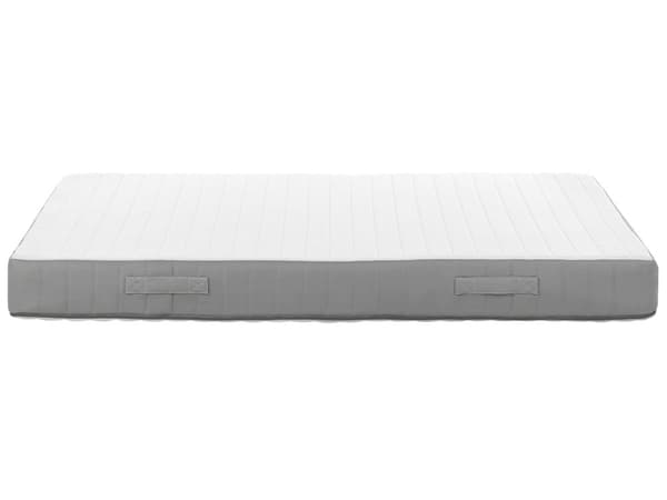 Resårmadrass med Handtag Avtagbart Överdrag 140 x 200 cm Fast Modern Design Quiltad Madrass
