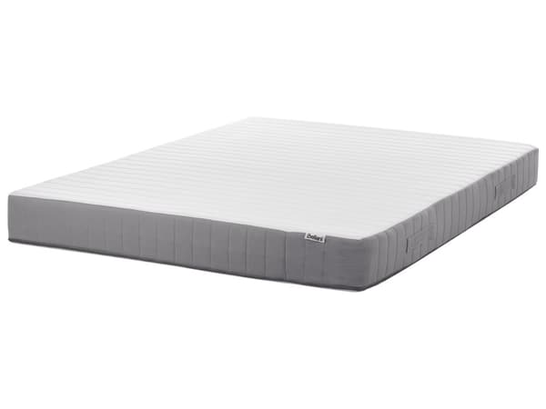 Resårmadrass med Handtag Kylande Memory Foam Fyllning Avtagbart Överdrag 160 x 200 cm Medelfast Modern Design Quiltad