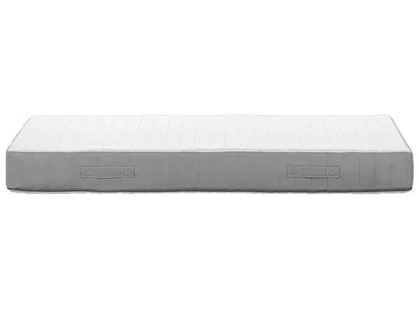 Resårmadrass med Handtag Latexfyllning Avtagbart Överdrag 90 x 200 cm Fast Modern Design Quiltad