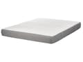Miniatyrbilde 1 av 11: Memoryskummadrass Hvit med Gråt Stoff Polyester 160 x 200 cm Fast Avtakbart Trekk