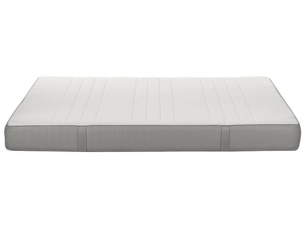 Latex-skummadrass Hvit og Grå 160 x 200 cm med Avtakbart Polyestertrekk med Glidelås Soveromstilbehør