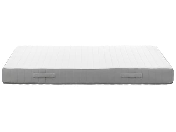 Springmadrass 140 x 200 cm med Håndtak Minneskumfyll Avtakbart Trekk Medium Fast Moderne Design Quiltet