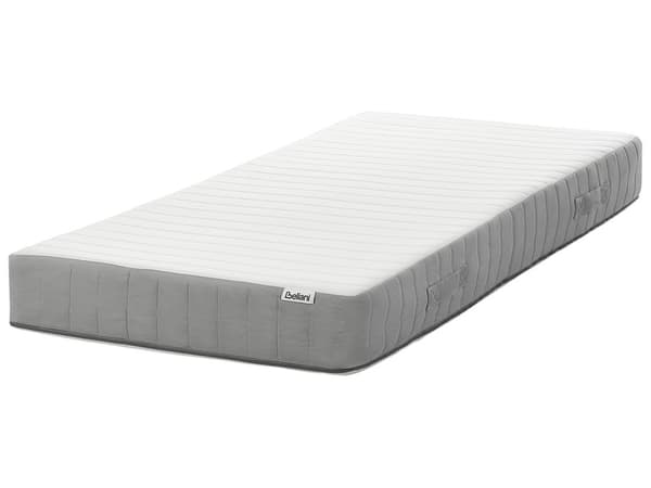 Springfjærmadrass 90 x 200 cm med Håndtak Avtakbart Trekk Medium Fast Moderne Design Quiltet