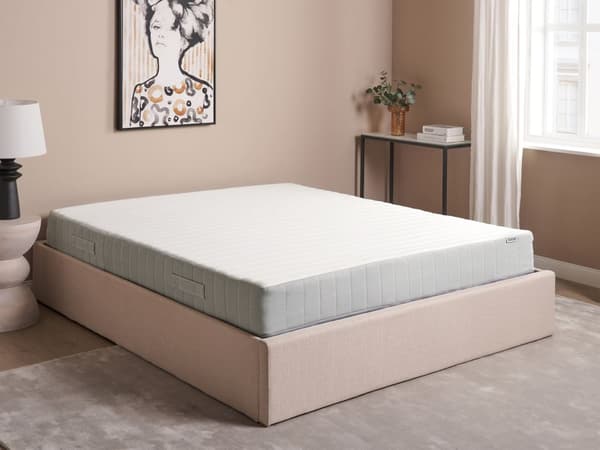 Springfjærmadrass 160 x 200 cm med Håndtak Avtakbart Trekk Medium Fast Moderne Design Quiltet