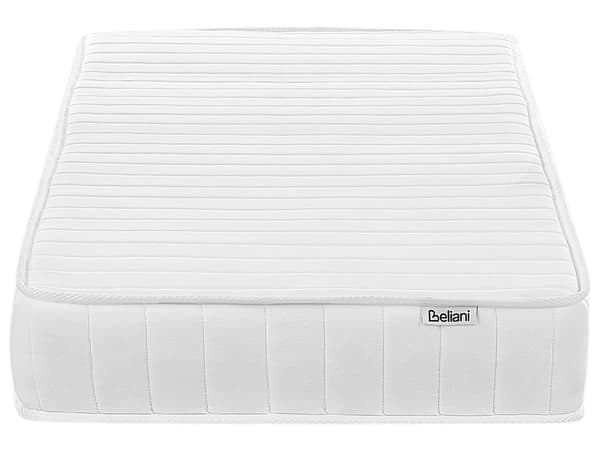 Pocketfjærmadrass 80 x 200 cm Minneskum Fast Hard Moderne Design Quiltet