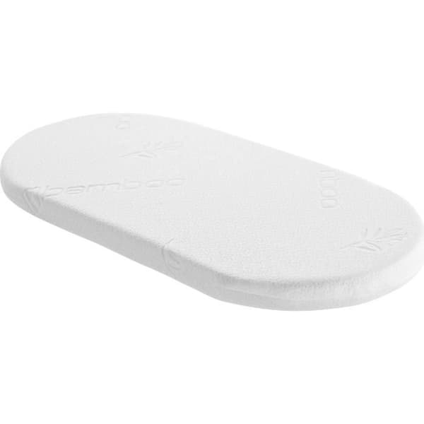 Bassinet madrass utan avtagbart och vändbart överdrag 32x72cm - Vit - Made in France - P'tit Lit