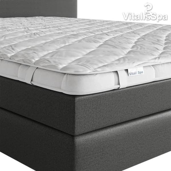 VitaliSpa Madrassöverdrag för 2 cm lamellbotten 160x200 cm Vit