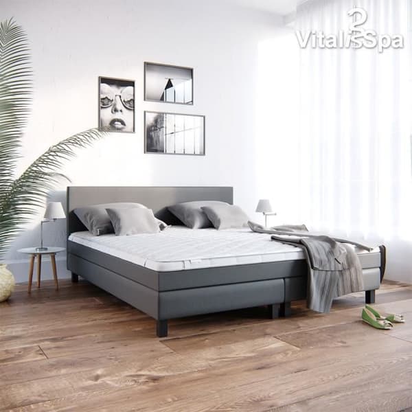 VitaliSpa Madrassöverdrag för 2 cm lamellbotten 160x200 cm Vit