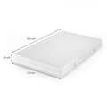 Miniatyrbild 3 av 6: VitaliSpa Calma Comfort Plus 7 zoner premiummärken kallskumsmadrass 20cm, 120x200cm H2