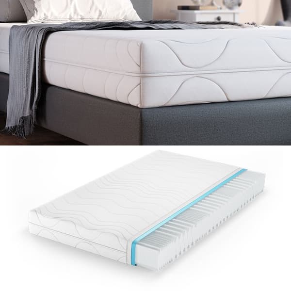 VitaliSpa Calma Comfort Plus 7 zoner premiummärken kallskumsmadrass 20cm, 120x200cm H2