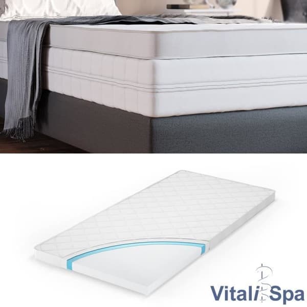 VitaliSpa elastisk kallskumsmadrass 90x200