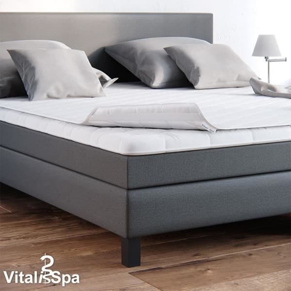 VitaliSpa Madrassöverdrag resårmadrass 160x200 cm Vit