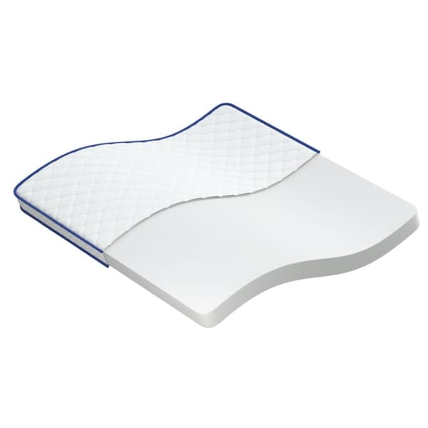 madras 200x200x17 cm memoryskum hvid