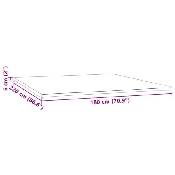 topmadras 180x220x5 cm