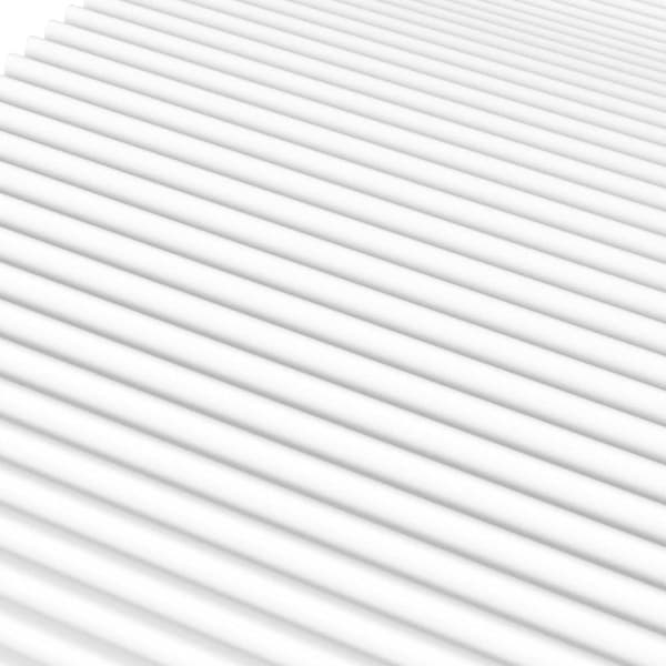 Skummadrass vit 90x210 cm hårdhet H2 H3