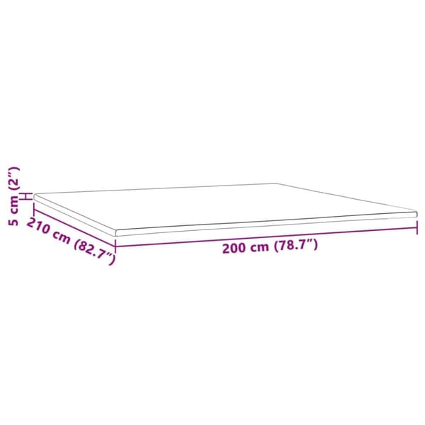 Madrasskydd 200x210x5 cm