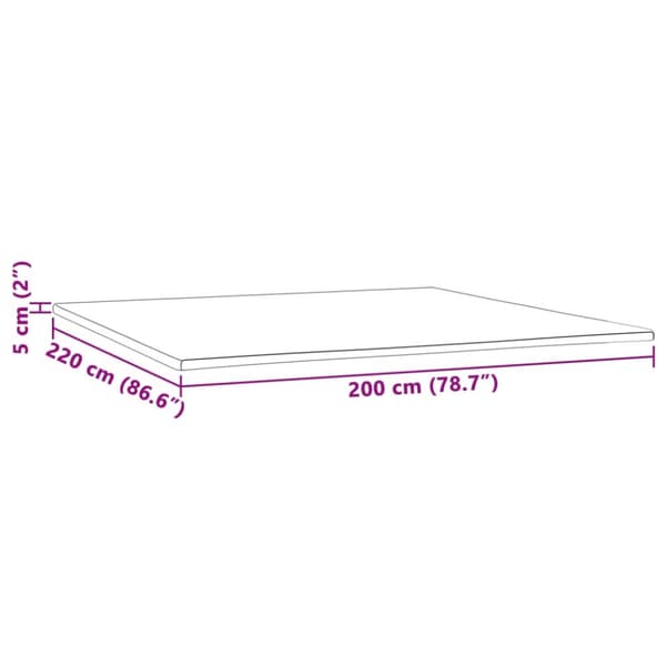 Madrasskydd 200x220x5 cm