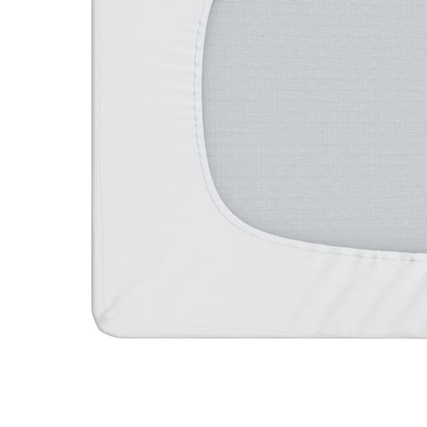 vidaXL Madrassbeskytter hvit 90x200 cm vanntett