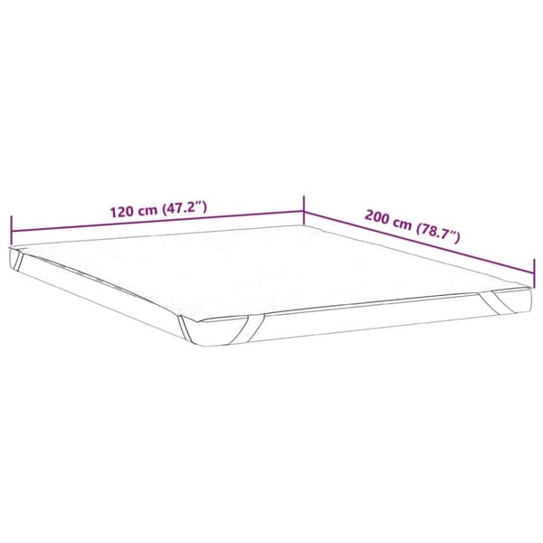 vidaXL Madrasskydd vit 120x200 cm vattentät