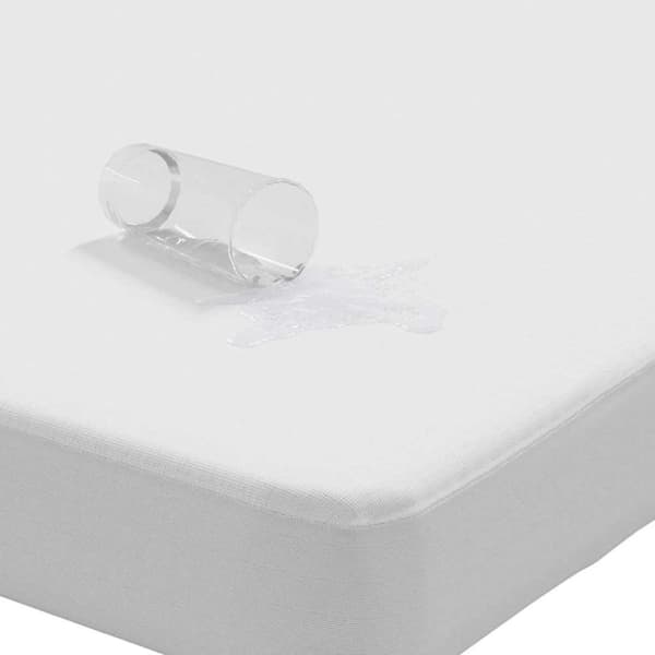 vidaXL Madrassbeskytter hvit 100x200 cm vanntett