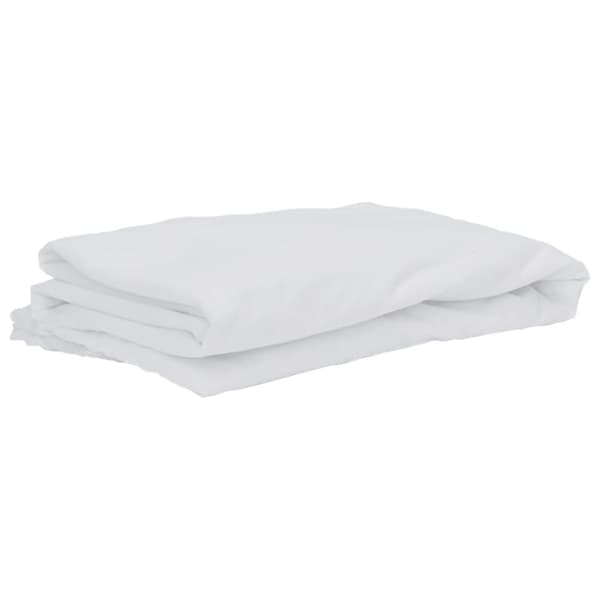 vidaXL Madrasskydd vit 200x220 cm vattentät