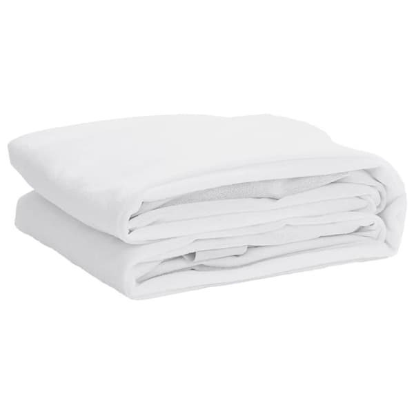 vidaXL Madrassbeskytter hvit 140x220 cm vanntett