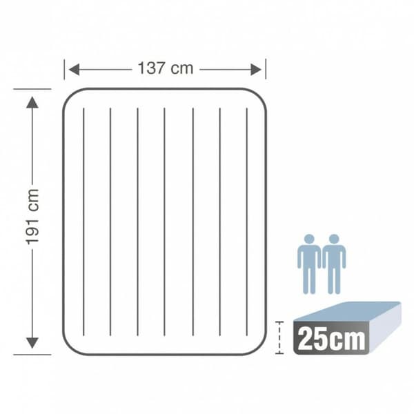 Puhallettava patja Intex Full Dura-Beam Prestige 137 x 25 x 191 cm 3 osaa