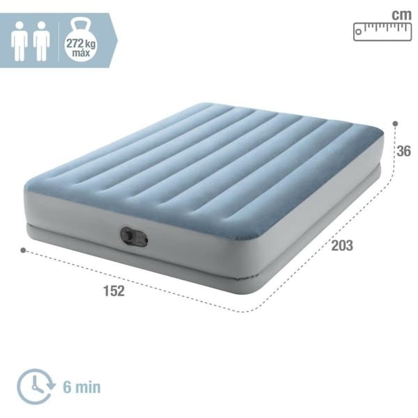 Oppustelig madras Intex Comfort Queen 152 x 36 x 203 cm 2 enheder