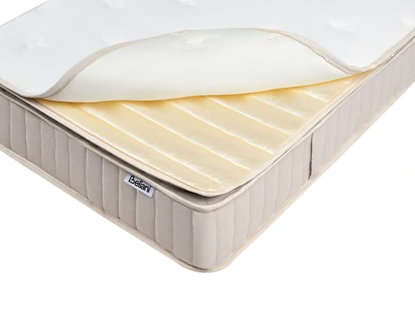 Lateks pocketfjærmadrass Hvit Beige 90 x 200 cm Fast Avtakbart polyestertrekk med glidelås Soverom Madrass Enkeltseng