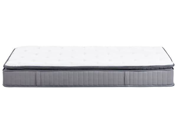 Springfjærmadrass 90 x 200 cm Kjølende Minneskumfylling Avtakbart Trekk Fast Moderne Design