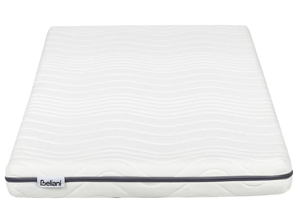 Madrass Memoryskum Vit Liten Enkel Storlek 80 x 200 cm Dragkedja Skydd Medelfast