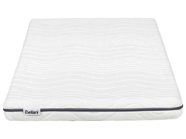 Madrass Memoryskum Vit Liten Enkel Storlek 90 x 200 cm Dragkedja Skydd Medelfast