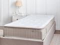 Miniatyrbillede 6 af 11: Latex pocket springmadras Hvid Beige 90 x 200 cm Fast Aftageligt polyesterbetræk med lynlås Soveværelse Madras Enkeltseng