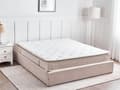 Miniatyrbillede 5 af 11: Latex pocket springmadras Hvid Beige 180 x 200 cm Medium Aftageligt polyesterbetræk med lynlås Soveværelse Madras Dobbeltseng