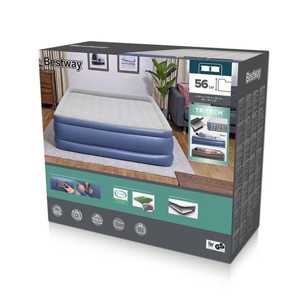 Puhallettava patja Bestway 203 x 193 x 56 cm