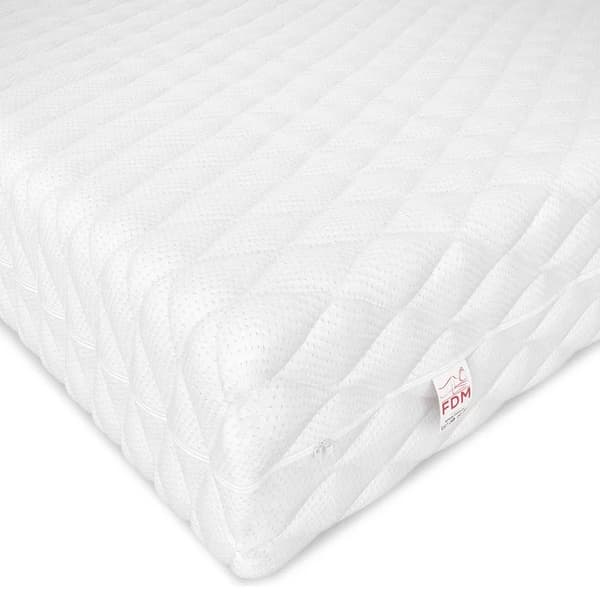 Ventilerad barnmadrass 70x160cm - Kallskum, Latex & Kokoslager för optimal luftcirkulation