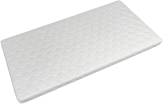 Andningsbar 160x80 cm barnmadrass med avtagbart överdrag - Medium fast PUR-skum för komfort & hållbarhet