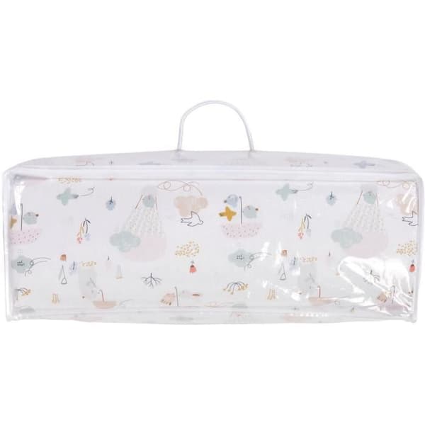 Ballonger nomadmadrass - 120 x 60 x 4 cm - Vit - TINEO