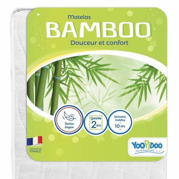 Babymadras YOOPIDOO Bamboo 60 x 120 cm