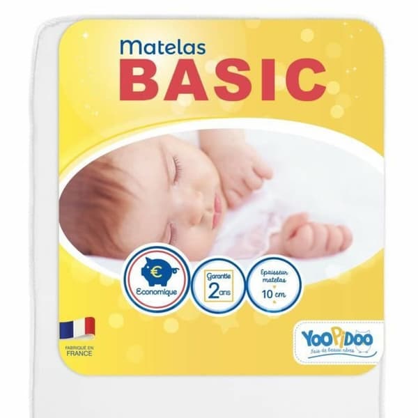 Lastensängyn patja YOOPIDOO Basic 60 x 120 cm