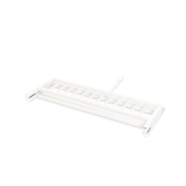 Rootz Classic Bed Guard - Hvid sengehest - Madrasbeskytter - Massiv trækonstruktion - 90cm x 32cm x 36cm