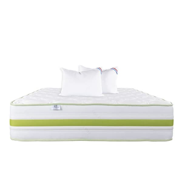 Madrass 160x200 cm, Dröm, 30 cm, memory foam, fast, sommar/vinter-sida + 2 kuddar