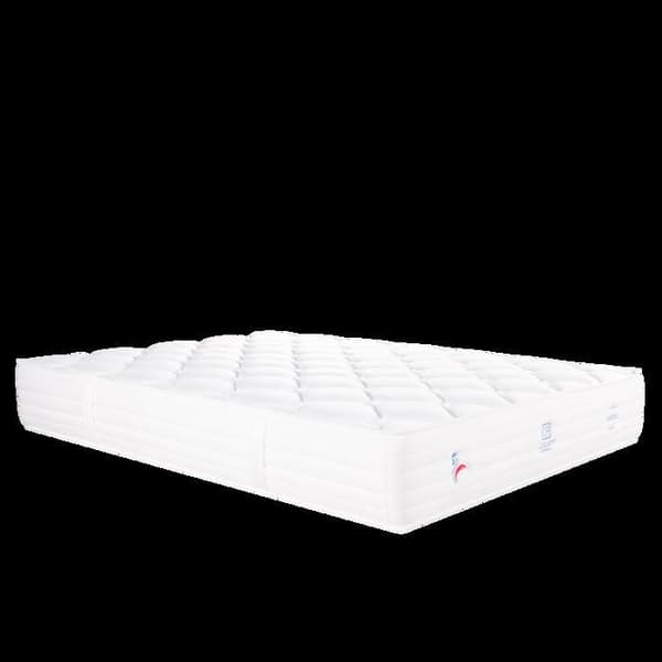 Madrass 140x190 cm, Patriote Skum, 27 cm, minneskum, oberoende sovyta, fast stöd + 2 kuddar