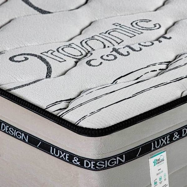 Madrass 140x190 cm, BestLuxe, 24cm, memory foam, fristående sovande, sommar/vintersida