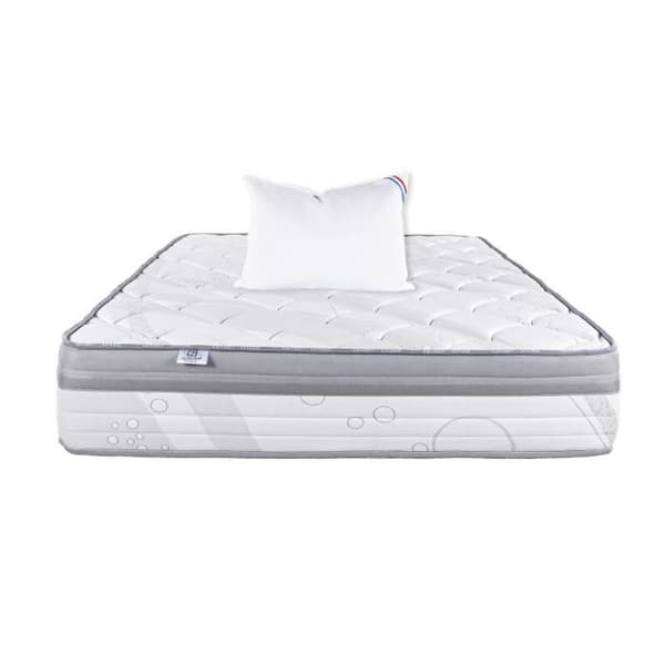 Madrass 90x190 cm, ViscoPlus, 26 cm, minneskum, fast, sommar-vinter sida + 1 kudde